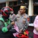 Polres Kuningan Berbagi Takjil, Dikira Pemotor Ada Razia Ranmor
