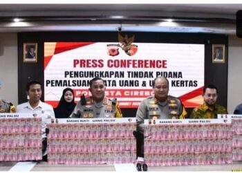 Jelang Lebaran, Polresta Cirebon Ungkap Peredaran Uang Palsu Rp12 Miliar