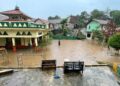 Hujan Lebat Disertai Angin Kencang, Pesantren Miftahul Jannah Cicalengka Terendam Banjir