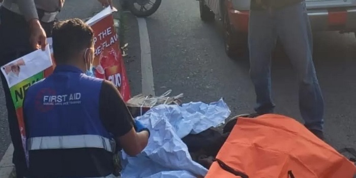 Terlindas Truk Usai Motornya Ditabrak Motor, APS Tewas Mengenaskan