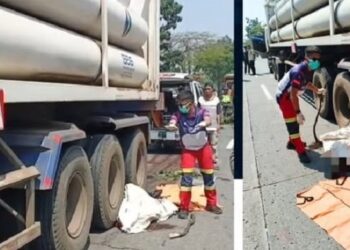 Tragis, Seorang Pemotor Tewas Tergilas Trailer di Jalan Bandung-Garut