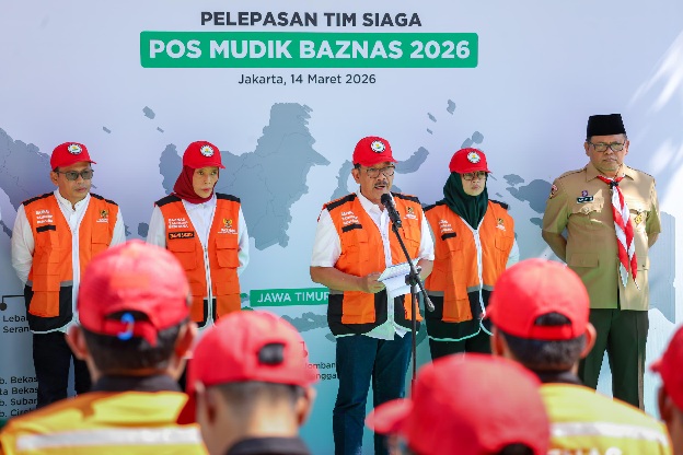 BAZNAS RI Lepas Tim Siaga Pos Mudik 2026 di 21 Titik