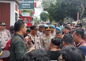 Aksi Masa Tuntut Kejelasan Kasus Kuningan Ca’ang Sebesar 117M