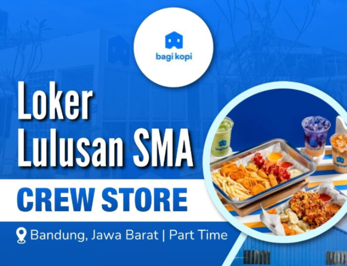Buat Lulusan SMA SMK! Bagi Kopi Bandung Buka Loker Crew Outlet