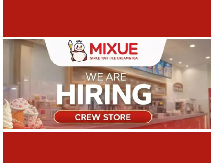 Datang Langsung! Mixue Cijagra Bandung Buka Loker Buat Lulusan SMA SMK