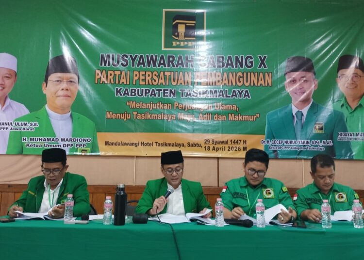 Sah, Dr. Cecep Nurul Yakin Kembali Nakhodai DPC PPP Kabupaten Tasikmalaya Lewat Aklamasi