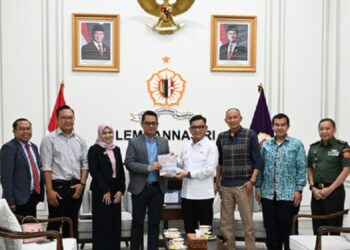 KPID Jabar Sampaikan Penelitian Soal Pergeseran Interaksi Sosial ke Gubernur Lemhannas