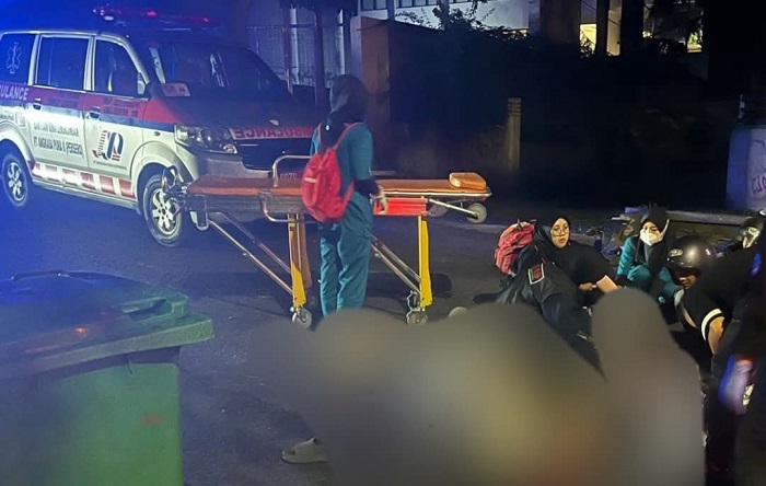 Duuhh Motor Tabrak Truk Tronton yang Tengah Parkir di Jalan Dr. Setiabudhi, Dua Tewas Seketika
