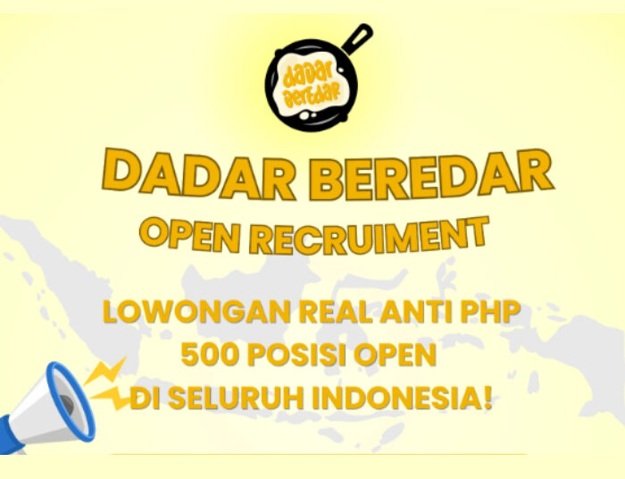 SELURUH INDONESIA! Dadar Beredar Buka Loker Gede-Gedean, Ini Link Daftarnya