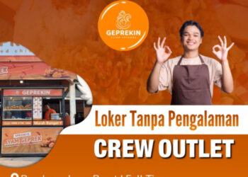 TANPA PENGALAMAN! Geprekin Aja Bandung Buka Loker Buat Lulusan SMP