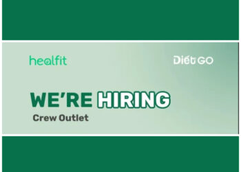 TANPA PENGALAMAN! Healfit dan Diet GO Bandung Buka Loker Crew Outlet