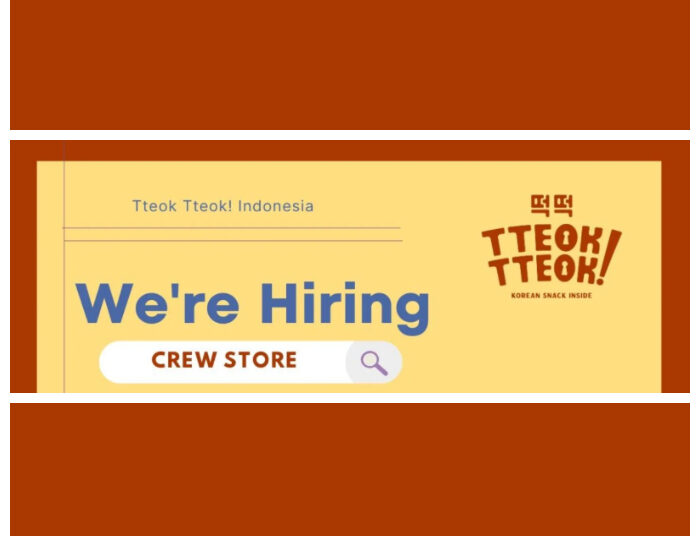 Tteok Tteok Bandung Gelar Loker Crew Outlet Buat Lulusan SMA SMK