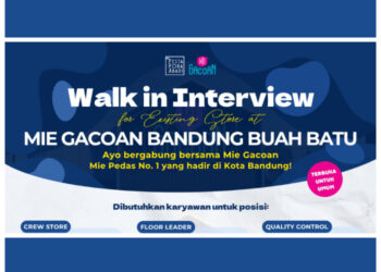 WALK IN INTERVIEW! Mie Gacoan Bandung Buka Loker Buat Lulusan SMA SMK