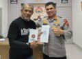 Polda Jabar Apresiasi Wartawan Abah Taufik Ikuti Gowes Jarak Jauh IVCA Rally