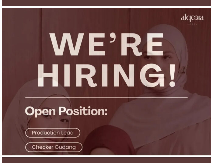Ada 2 Posisi! Alqeera Label Bandung Buka Loker Buat Lulusan SMA SMK