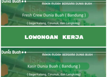 Ada 2 Posisi! Dunia Buah Bandung Buka Loker Crew dan Kasir, Tertarik? 8 Ada 2 Posisi! Dunia Buah Bandung Buka Loker Crew dan Kasir, Tertarik?