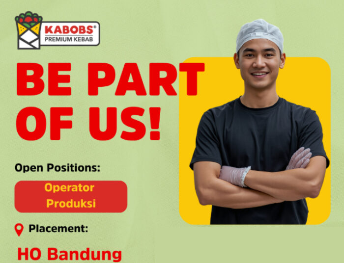 Buat Lulusan SMA SMK! Kabobs Bandung Buka Loker Operator Produksi