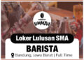 Buat Lulusan SMA! Warcoff Ummah Cimahi Buka Loker Barista