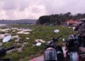 Ribuan Eceng Gondok Liar Membuat Kumuh Kawasan Wisata Waduk Darma