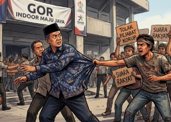 Diky Candra Diduga Mencekik Pengasuh Pesantren Usai Kaosnya Ditarik di Pintu Masuk GOR 1 Diky Candra Diduga Mencekik Pengasuh Pesantren Usai Kaosnya Ditarik di Pintu Masuk GOR