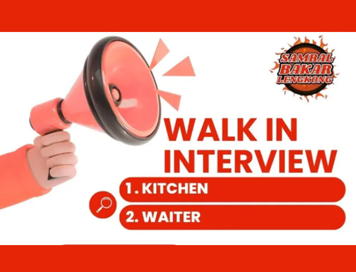 WALK IN INTERVIEW! Sambal Bakar Lengkong Bandung Buka Loker Buat Lulusan SMA SMK 1 WALK IN INTERVIEW! Sambal Bakar Lengkong Bandung Buka Loker Buat Lulusan SMA SMK