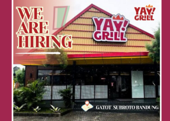 Yay! Grill Bandung Buka Loker 3 Posisi Sekaligus Buat Lulusan SMA SMK