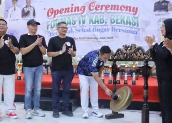 Dibuka Resmi Plt Bupati Asep Surya Atmaja, 3000 Pegiat Olahraga Ramaikan FORMAS IV Kabupaten Bekasi 2026