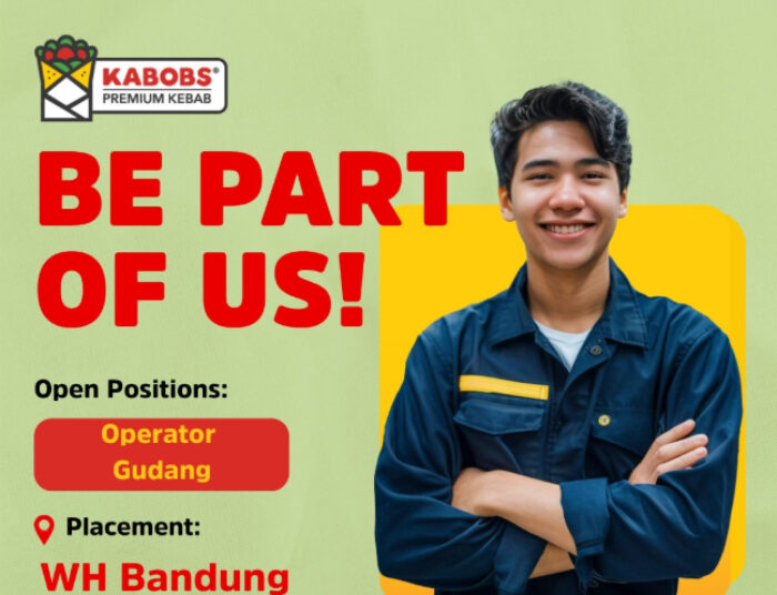 Baru Dibuka! Kabobs Bandung Buka Loker Operator Gudang Buat Lulusan SMA SMK