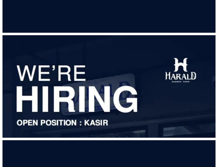 Buat Lulusan SMA SMK! Harald Barbershop Bandung Buka Loker Kasir