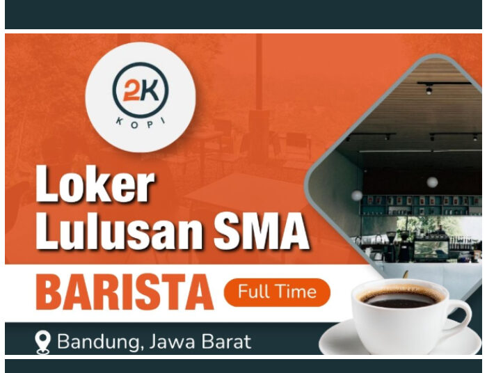 Buat Lulusan SMA SMK! Kopi 2 Kaum Bandung Buka Loker Barista 1 Buat Lulusan SMA SMK! Kopi 2 Kaum Bandung Buka Loker Barista