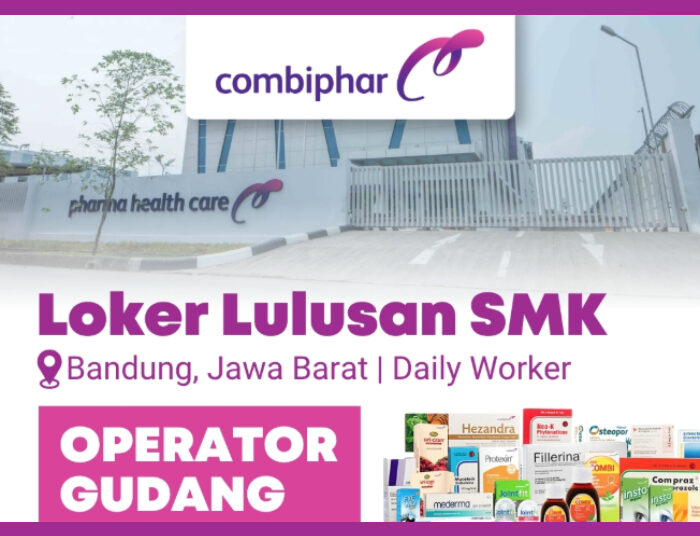 Buat Lulusan SMK! Combiphar Bandung Buka Loker Operator Gudang, Minat?