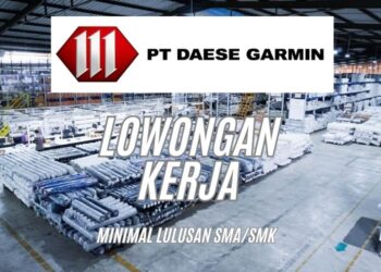 Gaji Rp5,5 Juta! PT Daese Garmin Bandung Buka Loker Buat Lulusan SMA SMK