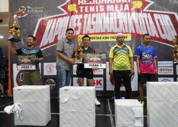 590 Petarung Bola Pingpong Guncang Mayasari Plaza Rebutkan Piala Kapolres Cup 2026