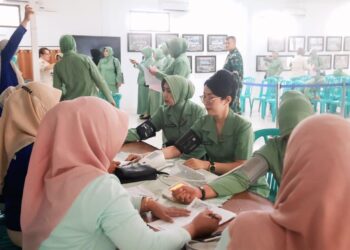 Persit Kodim 0612 Tasikmalaya Gempur 350 Anggota Dengan Pemeriksaan Kesehatan Masal Lawan Kanker 2 Persit Kodim 0612 Tasikmalaya Gempur 350 Anggota Dengan Pemeriksaan Kesehatan Masal Lawan Kanker