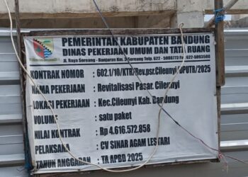 Proyek Revitalisasi Pasar Cileunyi Mangkrak, Anggaran Rp4,5 Miliar Kembali Jadi Sorotan