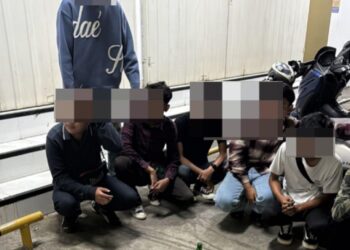 Gerombolan Pemuda Mabuk di Bubarkan Polisi