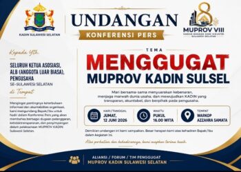 Tak Hanya di Jabar, Kadin Sulsel juga Dilanda Gejolak Kepengurusan Saling Uji Keabsahan di Pengadilan