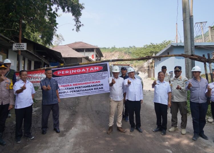 Bupati Garut dan ESDM Jabar Gempur Tambang Ilegal di Leles, Tiga Lokasi Disetop Operasional