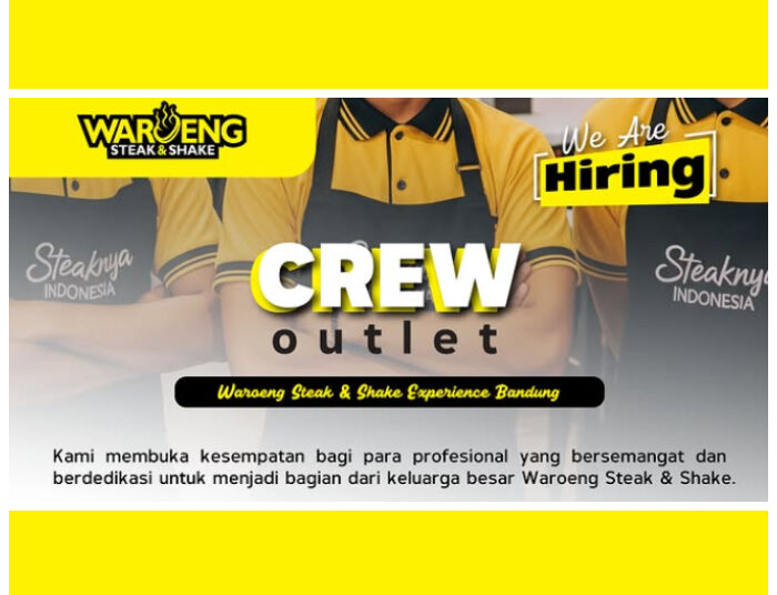 Waroeng Steak and Shake Bandung Buka Loker Crew Outlet Buat Lulusan SMA SMK 1 Waroeng Steak and Shake Bandung Buka Loker Crew Outlet Buat Lulusan SMA SMK